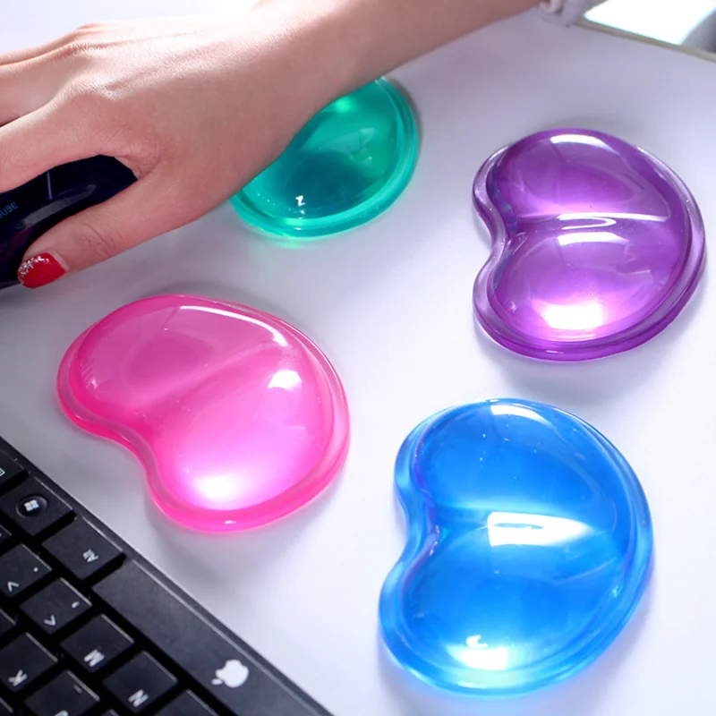 Wrist Rest Gel - Silikon Jel Bilek Dinlenme Kalp Şeklinde