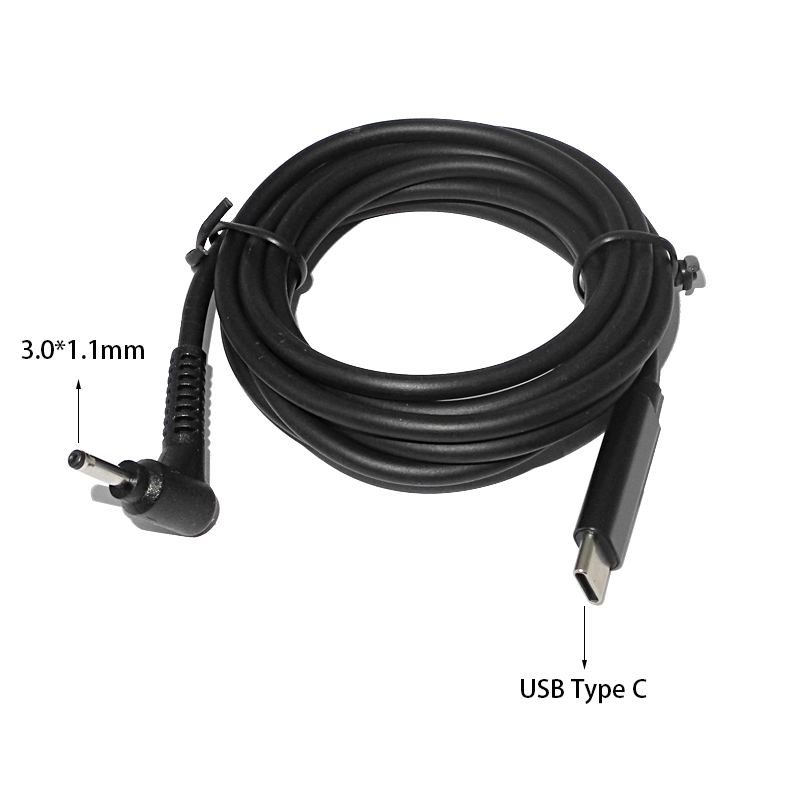 Laptop Lock Cable - USB Tip C DC 3.0x1.1mm 3.0*1.1