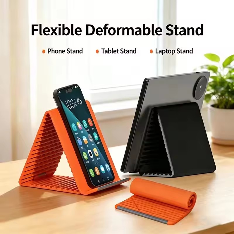 Laptop Accessories Distributor - Tembel Taşınabilir Telefon Standı Silikon Masaüstü