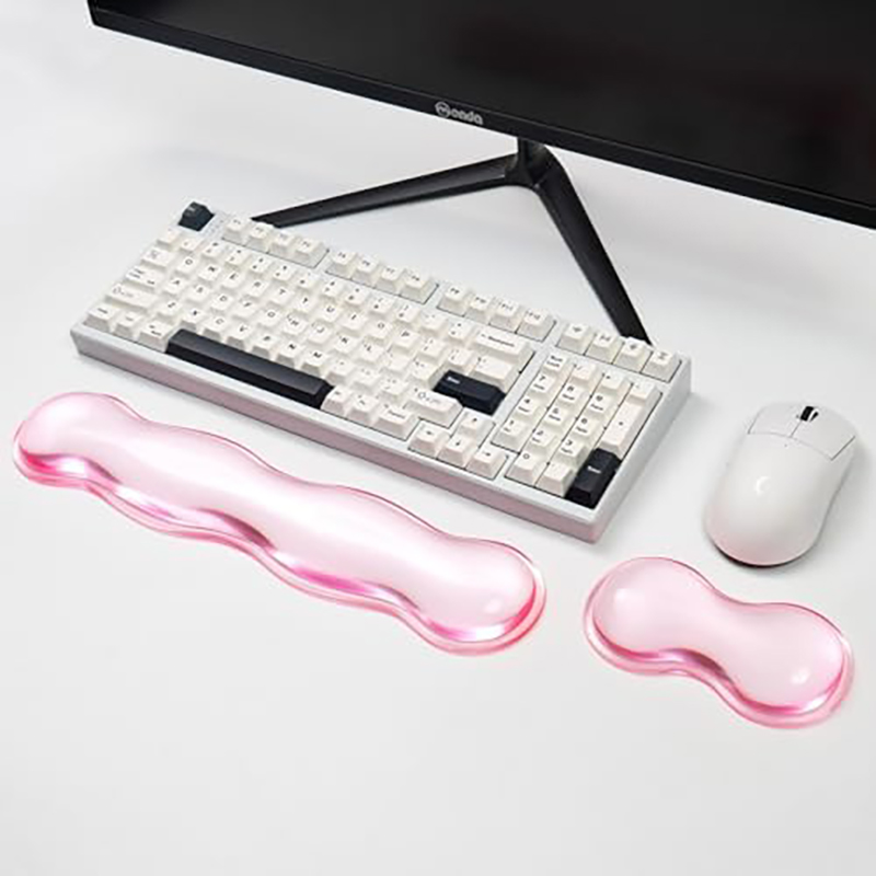 Wrist Rest Gel - Silikon Klavye Mouse Bilek Desteği Serin