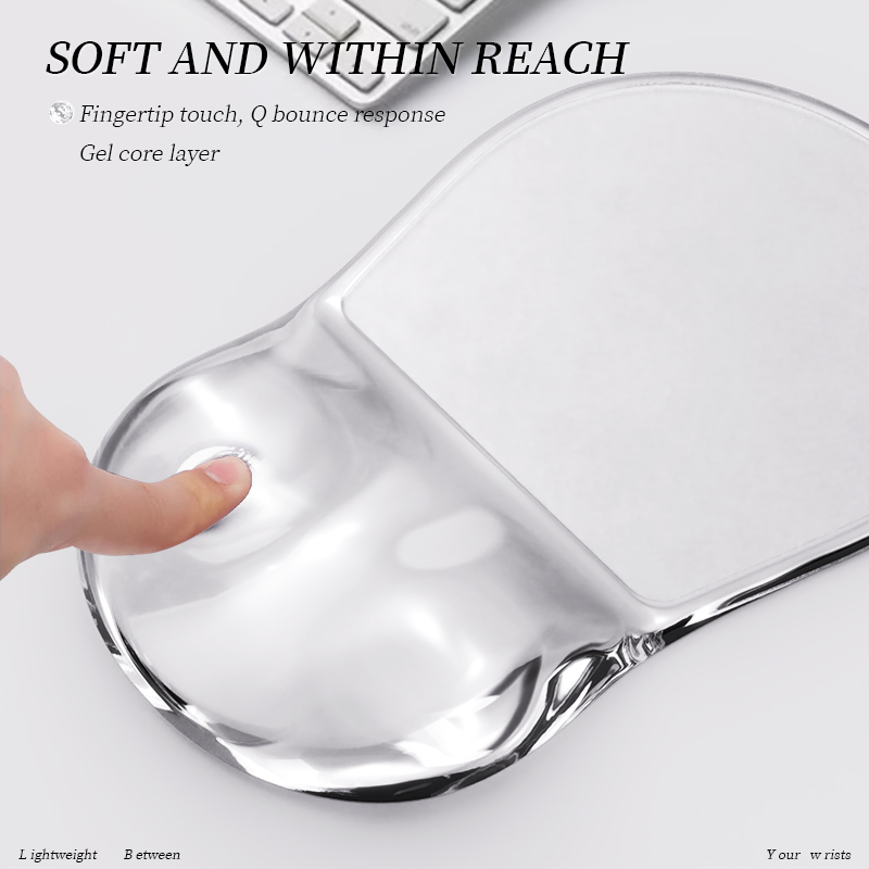 Wrist Rest Gel - Bilek Ağrısını Rahatlatmak Jel Mouse pad,