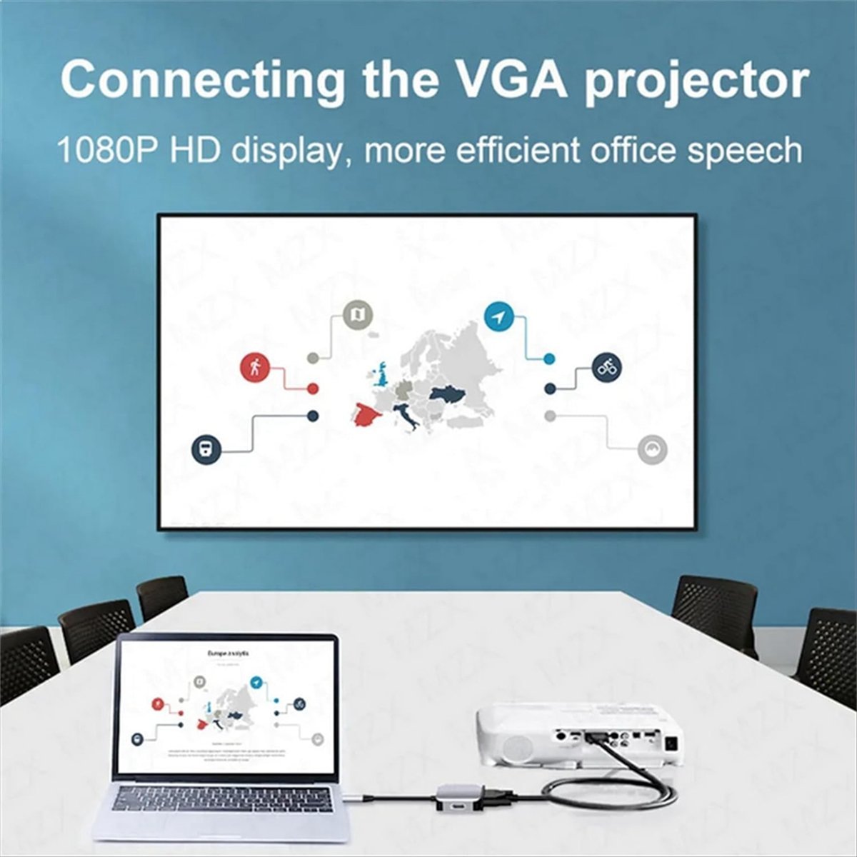 Hdmi Vga Adapter - *A14E USB C Bağlantı İstasyonu, Dizüstü