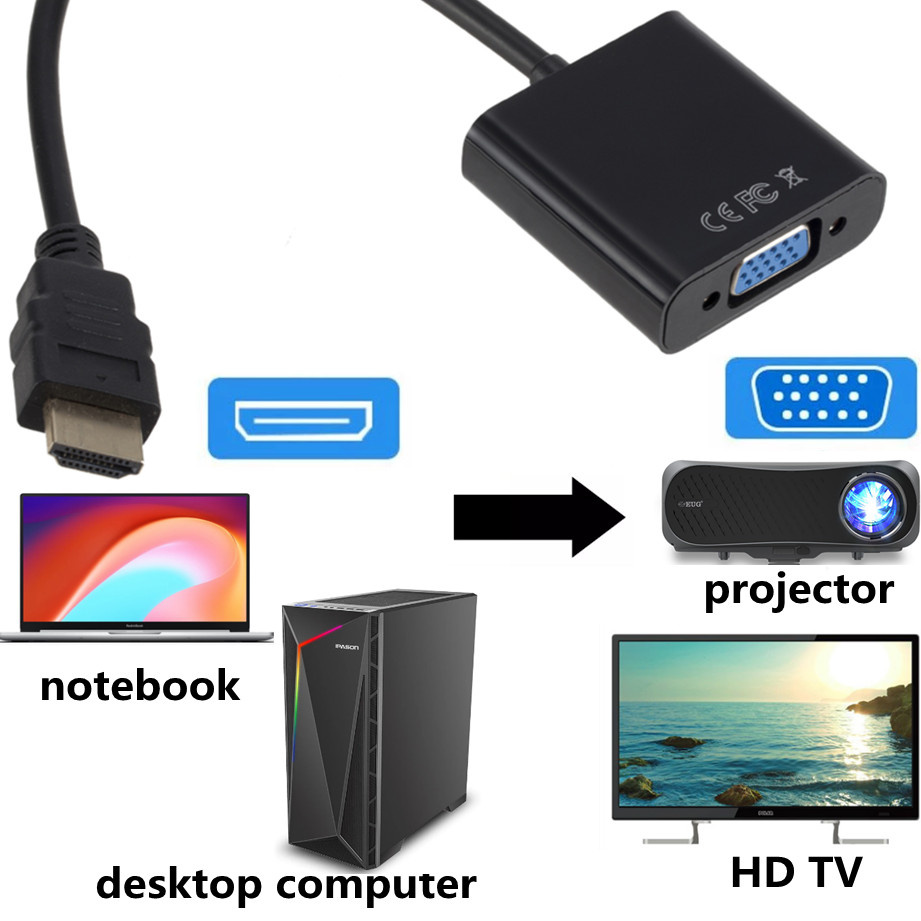 1080P HDMI uyumlu VGA adaptörü - Hdmi Vga Adapter incelemesi ve fiyatı