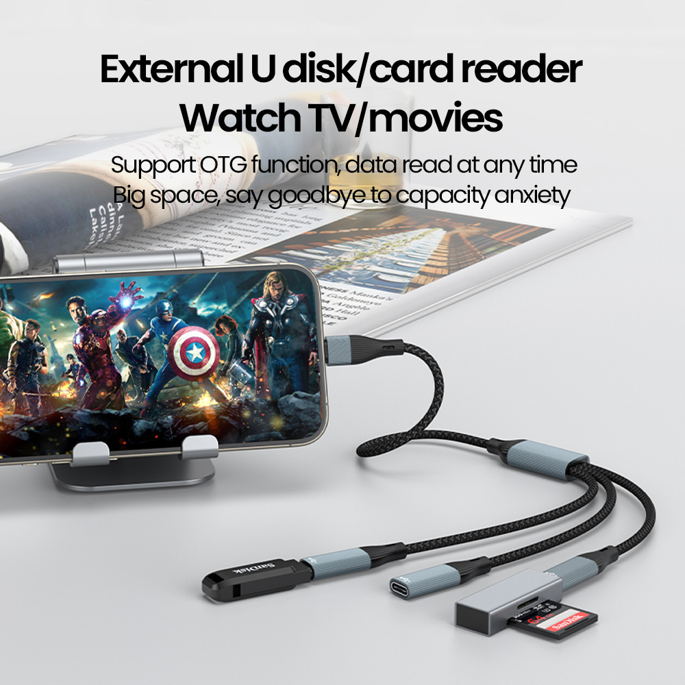3'ü 1 arada Tip C Hub USB Hub  - Laptop Lock Cable incelemesi ve fiyatı