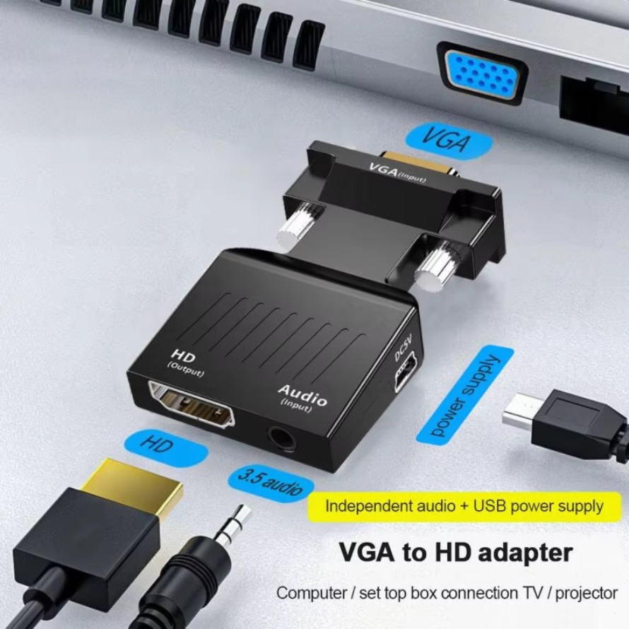 VGA - HDMI uyumlu Dönüştürücü  - Hdmi Vga Adapter incelemesi ve fiyatı