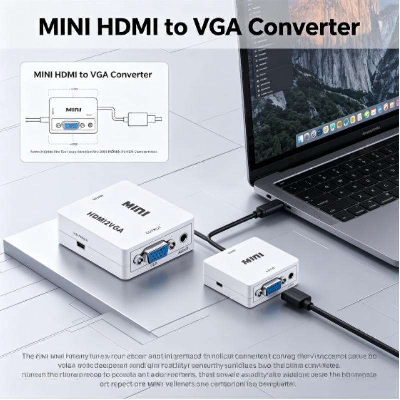 HDMI - VGA Dönüştürücü, Sesli  - Hdmi Vga Adapter incelemesi ve fiyatı