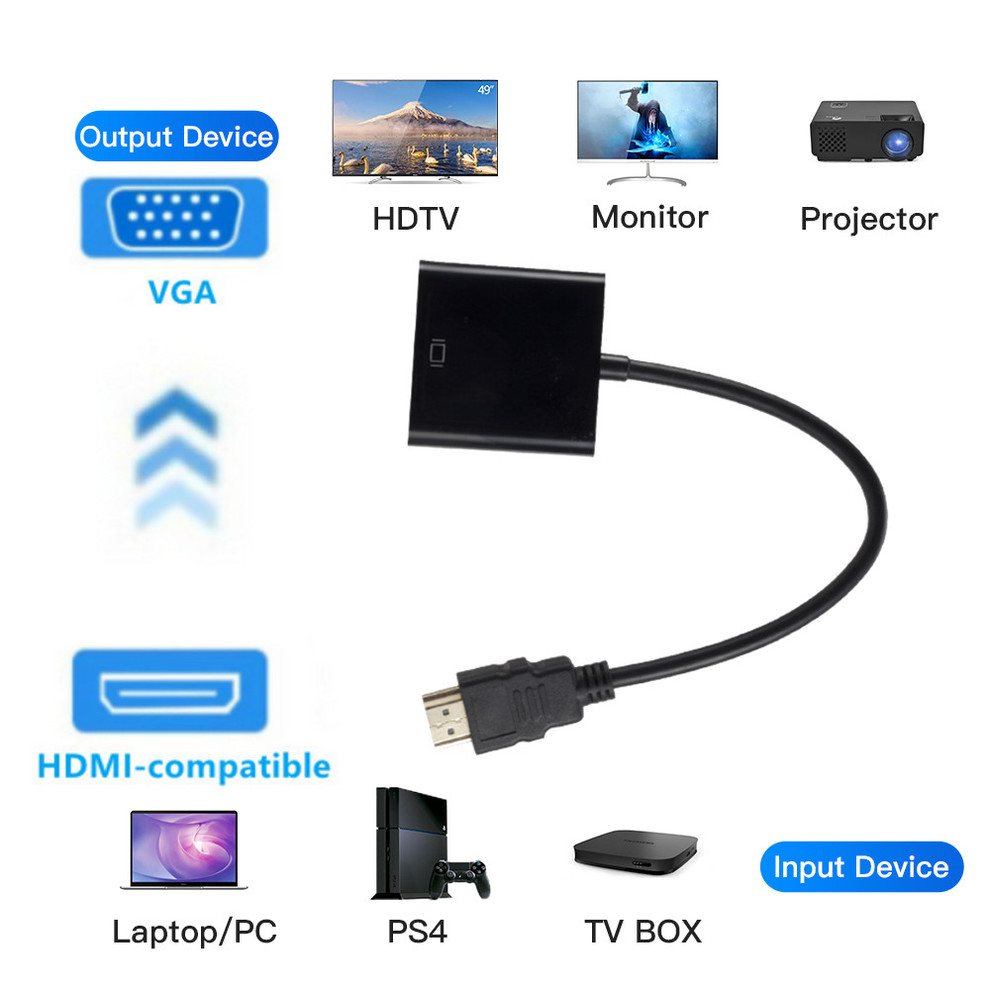 HDMI-PS4 PC Laptop için ses gü - Hdmi Vga Adapter incelemesi ve fiyatı