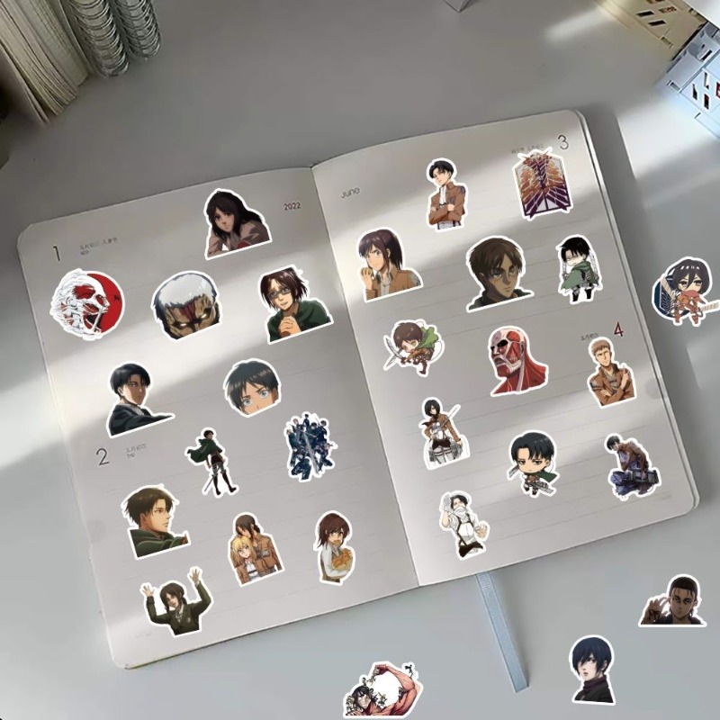 60 adet Titan Anime çıkartmala - Laptop Original Accessories incelemesi ve fiyatı