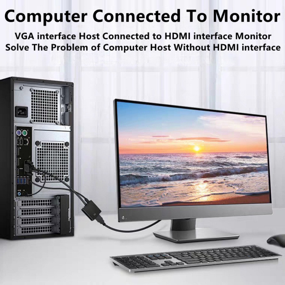 HD 1080P VGA - HDMI Adaptör Ka - Hdmi Vga Adapter incelemesi ve fiyatı