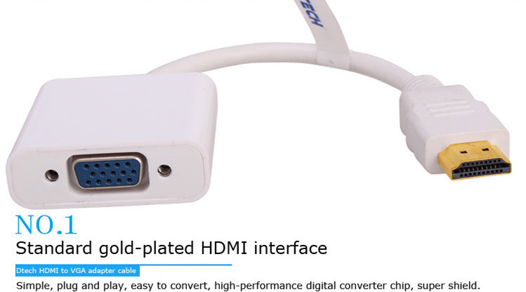 3 ADET DTECH Fabrika Doğrudan  - Hdmi Vga Adapter incelemesi ve fiyatı