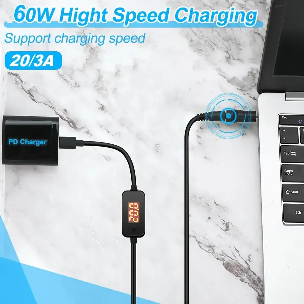 Tip C - DC5.5x2.1mm Güç Adaptö - Laptop Lock Cable incelemesi ve fiyatı