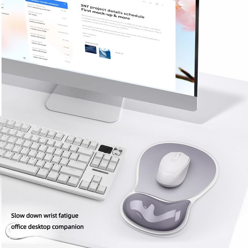 Degrade Renkli Mouse Pad Kayma - Wrist Rest Gel incelemesi ve fiyatı