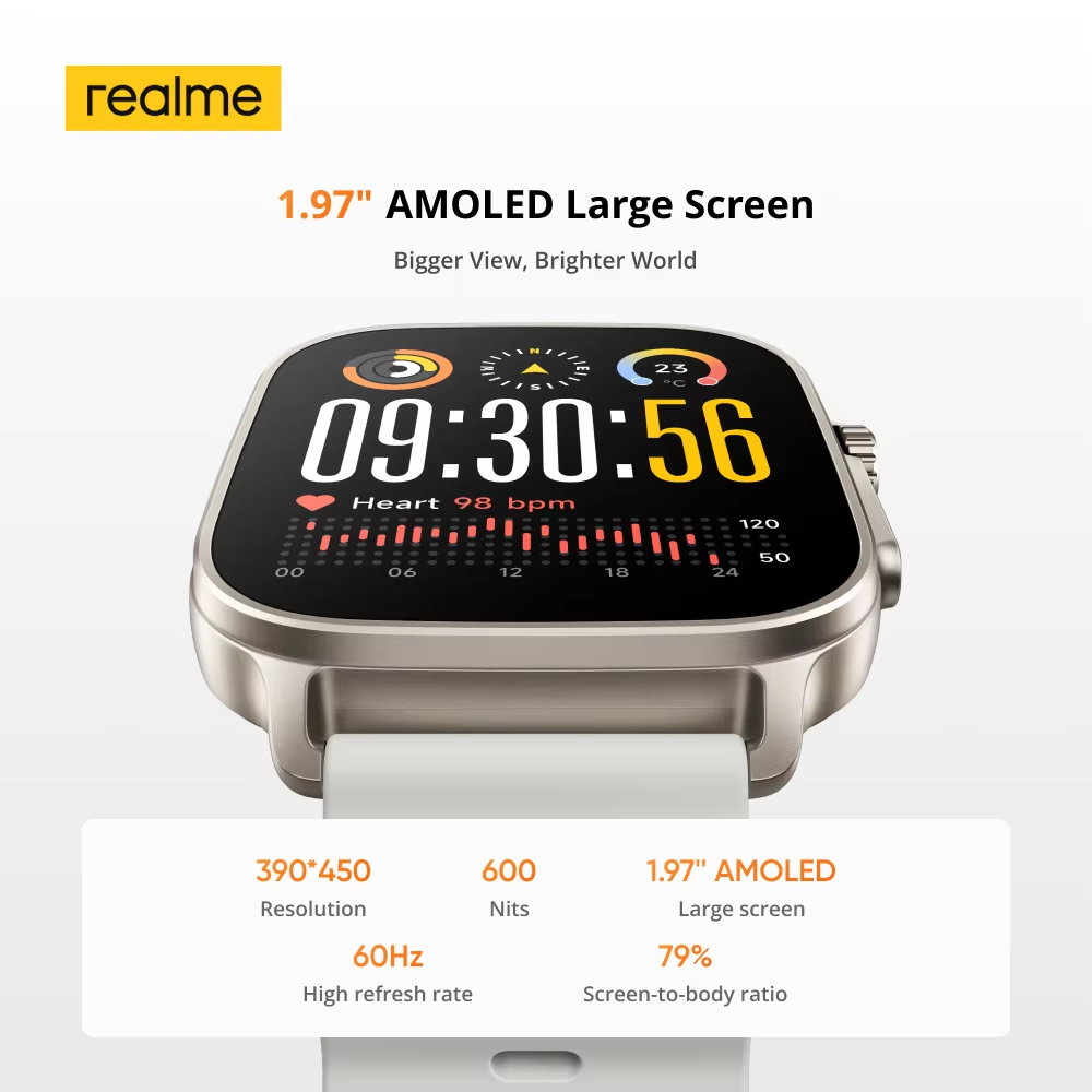 Global Versiyon realme watch 5 - Wrist Rest Gel incelemesi ve fiyatı