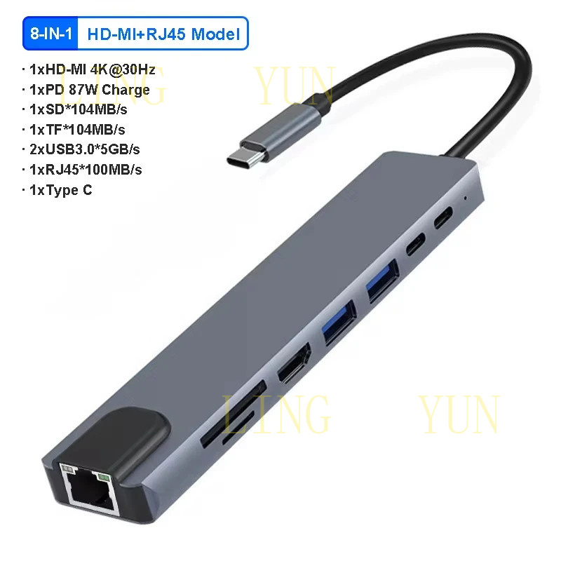 Z 11 Bağlantı Noktalı USB C HU - Hdmi Vga Adapter incelemesi ve fiyatı