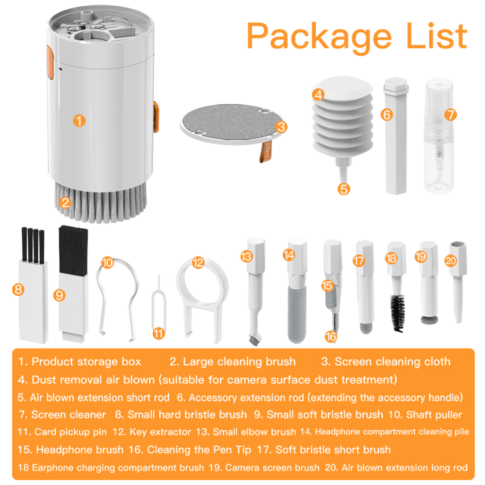 20'si 1 Arada Çok Fonksiyonlu  - Laptop Accessories Cleaning Kit incelemesi ve fiyatı
