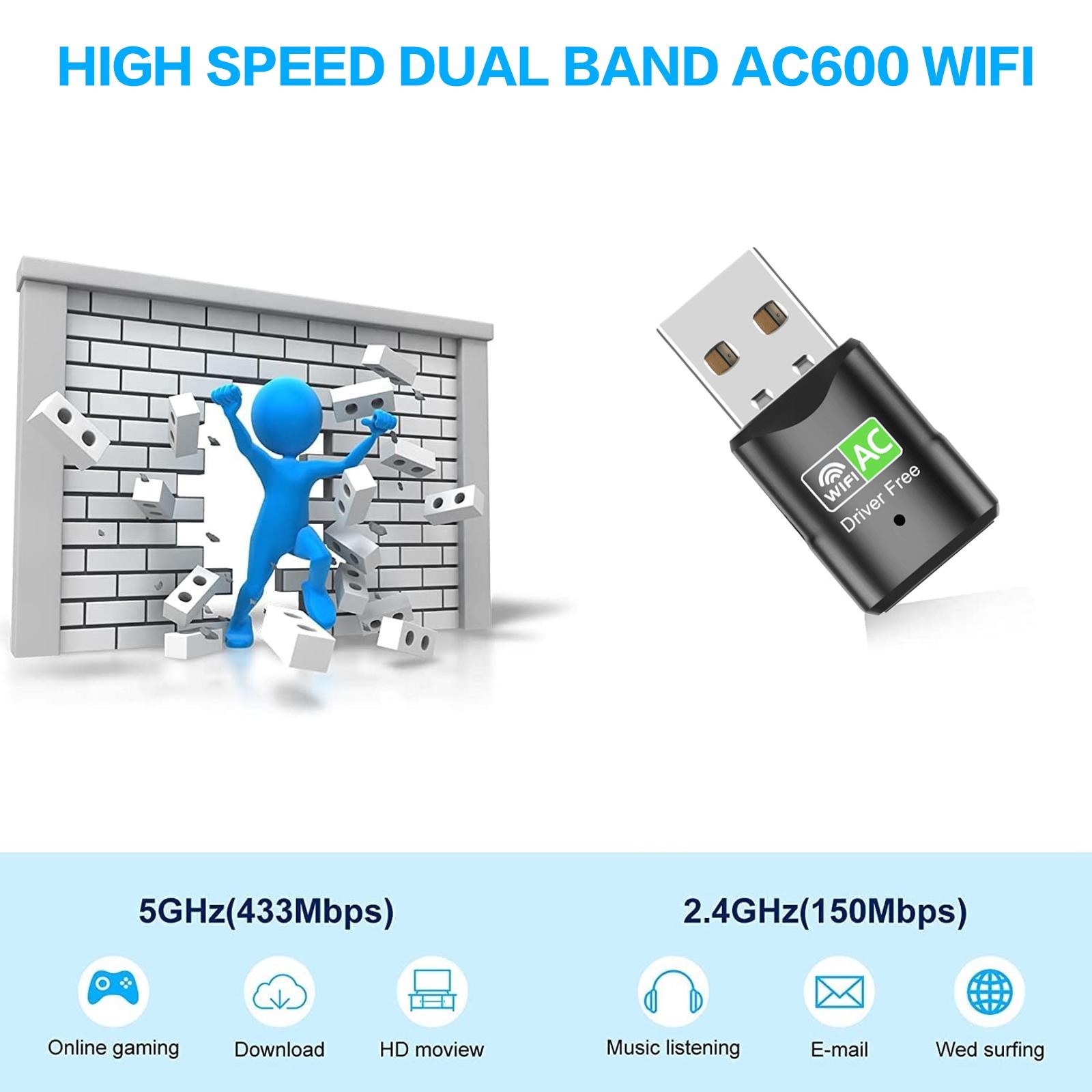 AC600 USB WiFi Adaptörü, PC Ma - Laptop Accessories Distributor incelemesi ve fiyatı