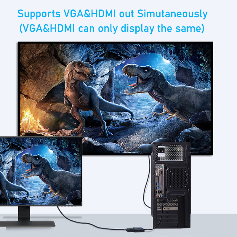 1080P DVI VGA HDMI dağıtıcı dö - Hdmi Vga Adapter incelemesi ve fiyatı